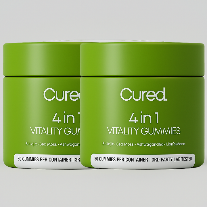 CURED® 4 in 1 vitality gummies Buy One Get One Free (One time Offer)