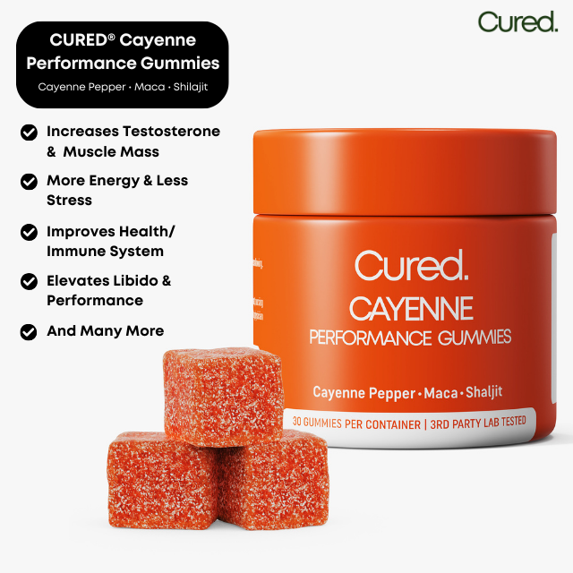 CURED® Cayenne Performance Gummies