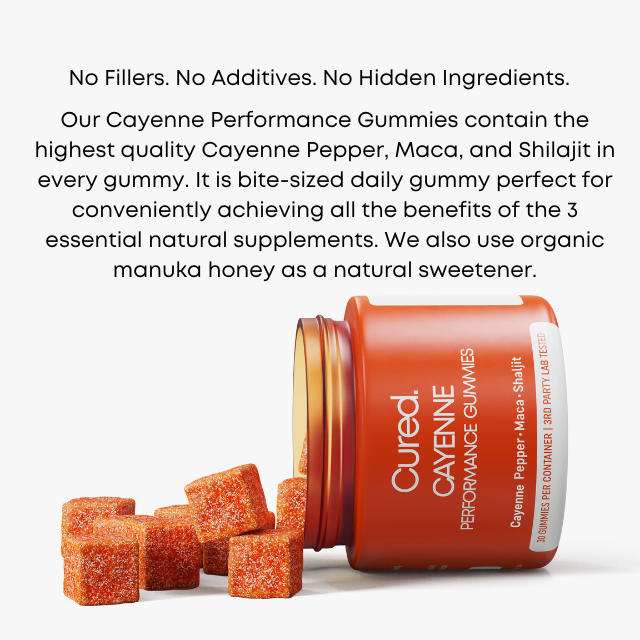 CURED® Cayenne Performance Gummies