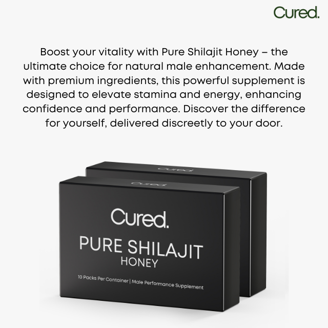 CURED® Pure shilajit Honey