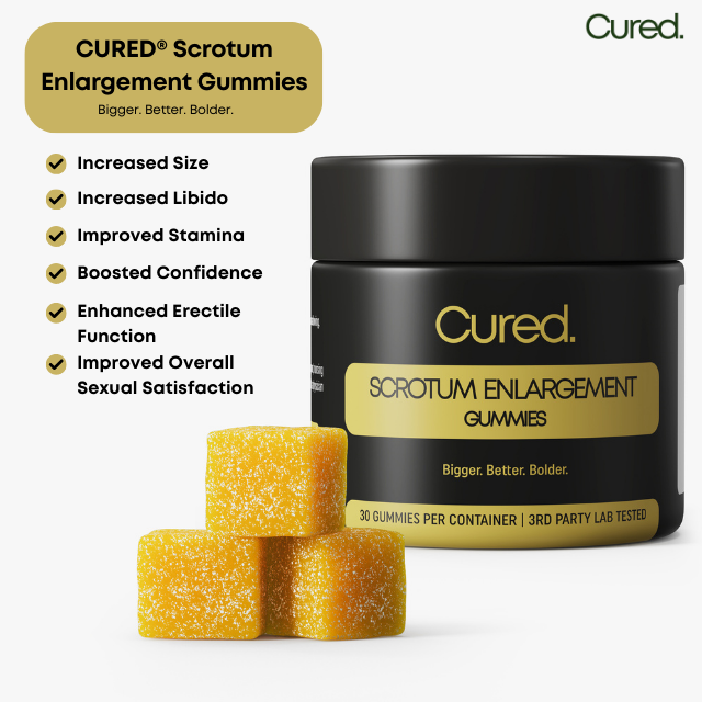 CURED® scrotum enlargement gummies