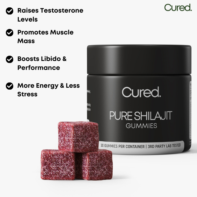 CURED® Shilajit Coffee Gummies