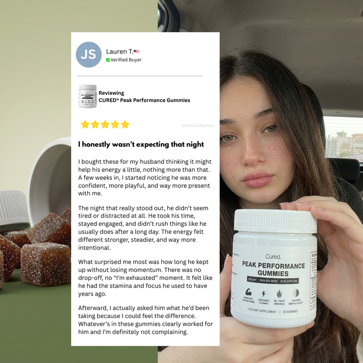 Cured® Peak Performance Gummies
