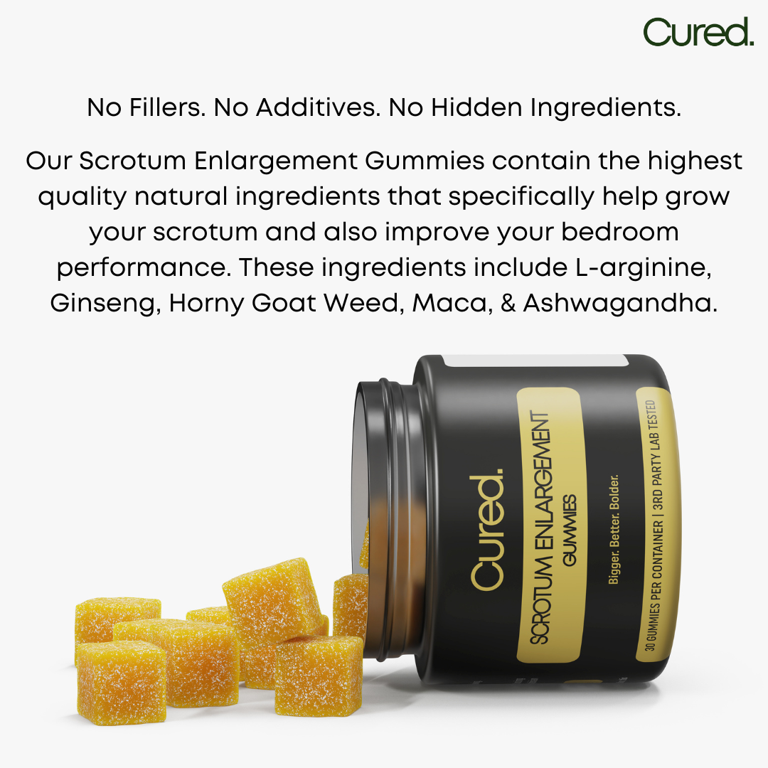 CURED® scrotum enlargement gummies